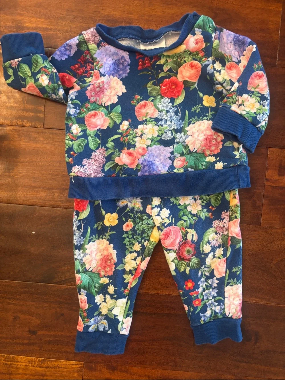 2 Floral Posh Peanut outfits, 6-12 mos